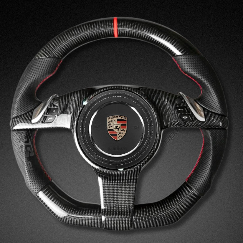 Volant sport Porsche 911 (991) en fibre de carbone