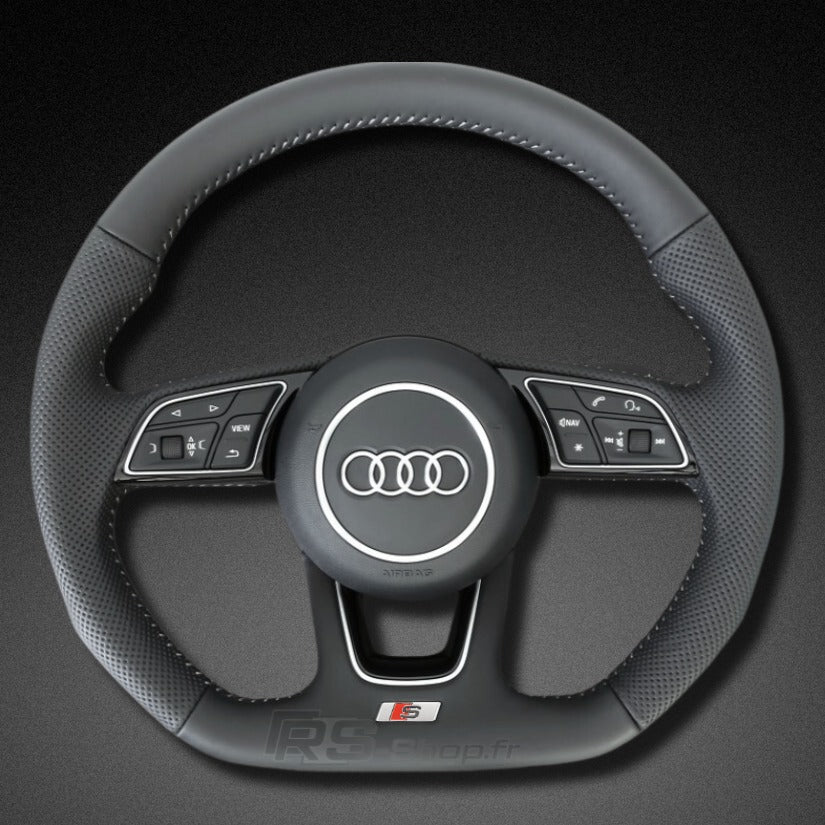 Volant sport à méplat pour Audi A4 A5 B9