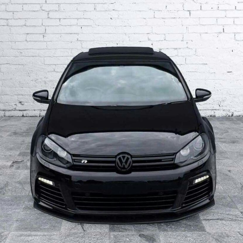 Logo VW noir 3D relief pour Volkswagen Golf V VI VII
