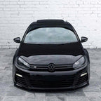 Logo VW noir 3D relief pour Volkswagen Golf V VI VII
