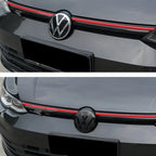 Logo VW noir finition Facelift pour Golf VI VII VIII