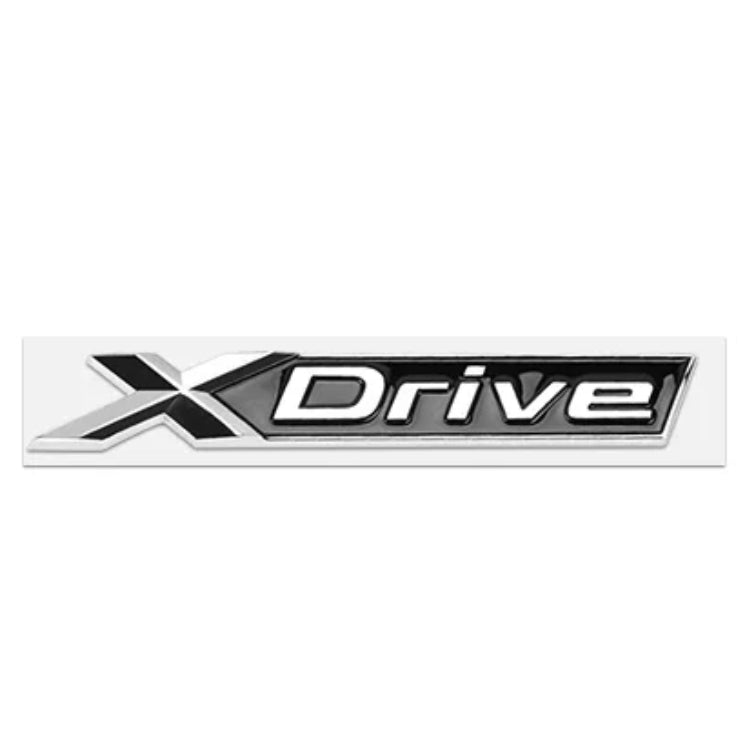 Logo monogramme xDrive noir pour BMW Séries X1 X3 X4 X5 X6 X7