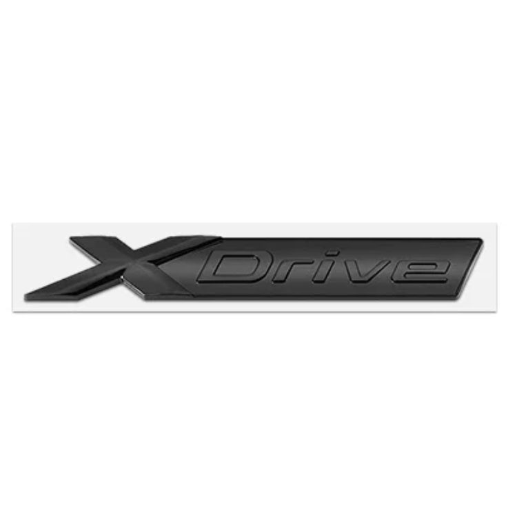 Logo monogramme xDrive noir pour BMW Séries X1 X3 X4 X5 X6 X7