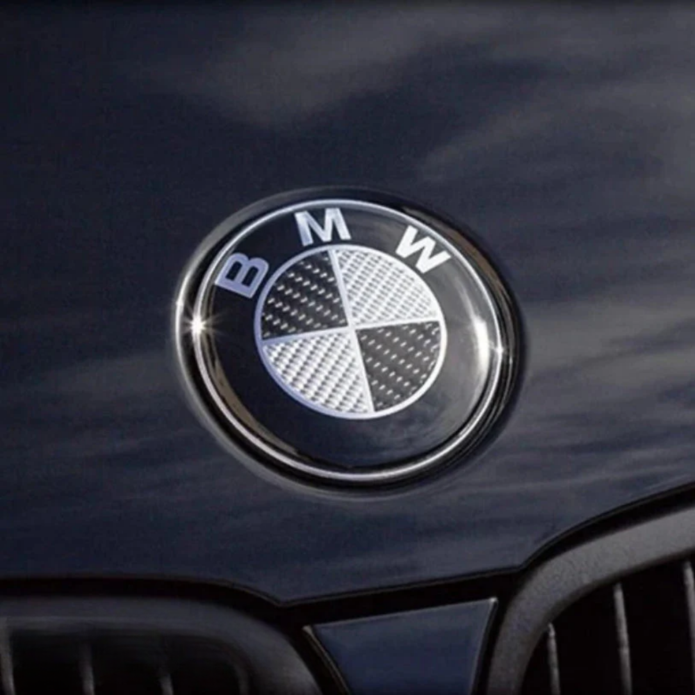Logo BMW noir et bleu pour remplacement emblème
